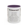 11oz-weimaraner-mug-writeup-purple 11oz Weimaraner Mug, Purple, front view