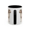 11oz Welsh Springer Spaniel Dog Dad Mug, Black, back view