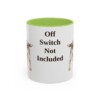 11oz Funny Welsh Springer Spaniel Mug, Light Green, front view