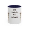 11oz Funny Welsh Springer Spaniel Mug, Navy, front view