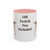 11oz Funny Welsh Springer Spaniel Mug, Pink, front view