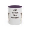 11oz Funny Welsh Springer Spaniel Mug, Purple, front view