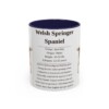 11oz Welsh Springer Spaniel Mug, Navy, front view