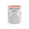 11oz Welsh Springer Spaniel Mug, Pink, front view