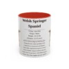 11oz Welsh Springer Spaniel Mug, Red, front view