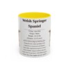 11oz Welsh Springer Spaniel Mug, Yellow, front view