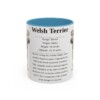 11oz Welsh Terrier Mug, Light Blue, front view