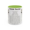 11oz Welsh Terrier Mug, Light Green, front view