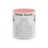 11oz Welsh Terrier Mug, Pink, front view