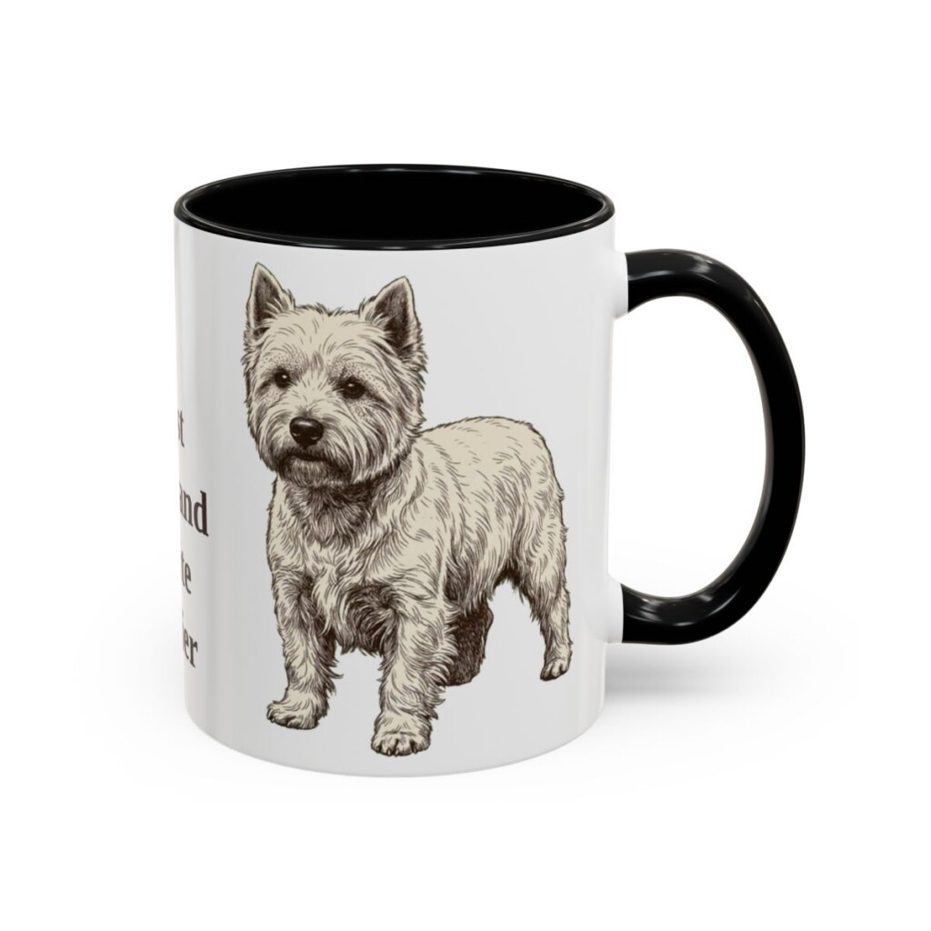 11oz-west-highland-white-terrier-mug-black-right 11oz West Highland White Terrier Mug, Black, right side view