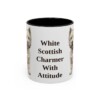 11oz Funny West Highland White Terrier Mug, Black, front view