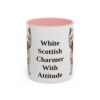 11oz Funny West Highland White Terrier Mug, Pink, front view