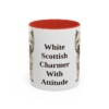 11oz Funny West Highland White Terrier Mug, Red, front view
