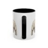 11oz West Highland White Terrier Dog Mom Mug, Black, back view
