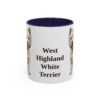 11oz-west-highland-white-terrier-mug-navy 11oz West Highland White Terrier Mug, Navy, front view