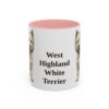 11oz-west-highland-white-terrier-mug-pink 11oz West Highland White Terrier Mug, Pink, front view
