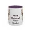 11oz-west-highland-white-terrier-mug-purple 11oz West Highland White Terrier Mug, Purple, front view