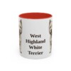 11oz-west-highland-white-terrier-mug-red 11oz West Highland White Terrier Mug, Red, front view