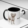 11oz Westiepoo Mug, Black, lifestyle photo