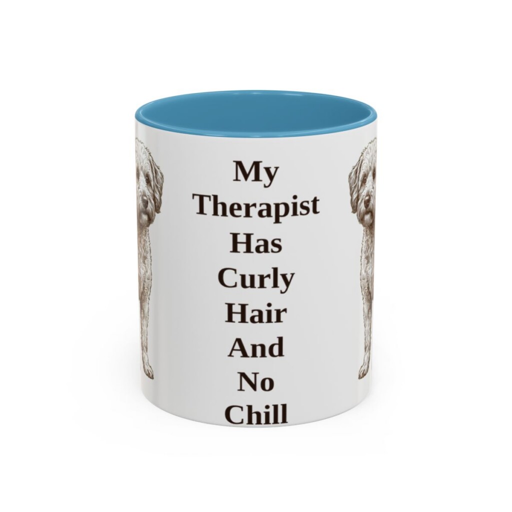 11oz-westiepoo-mug-humor-light-blue 11oz Funny Westiepoo Mug, Light Blue, front view