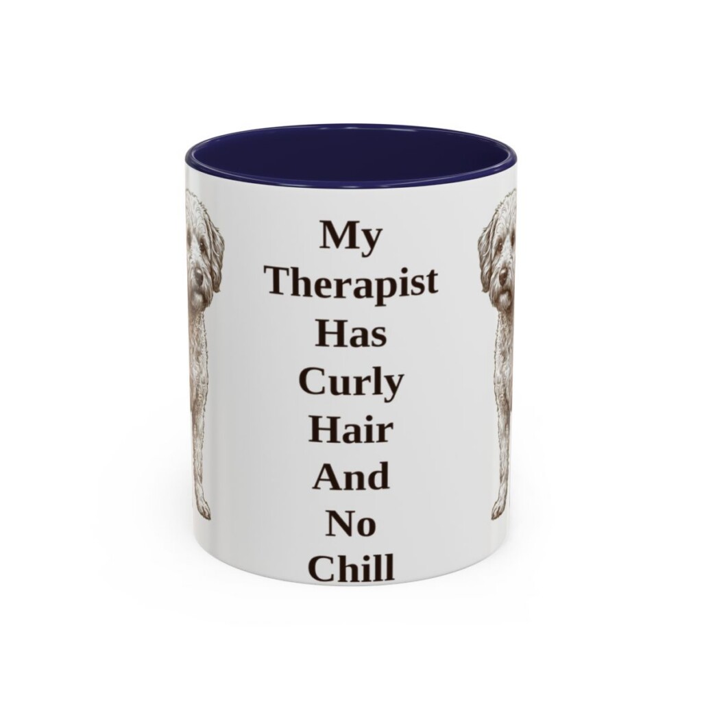 11oz-westiepoo-mug-humor-navy 11oz Funny Westiepoo Mug, Navy, front view