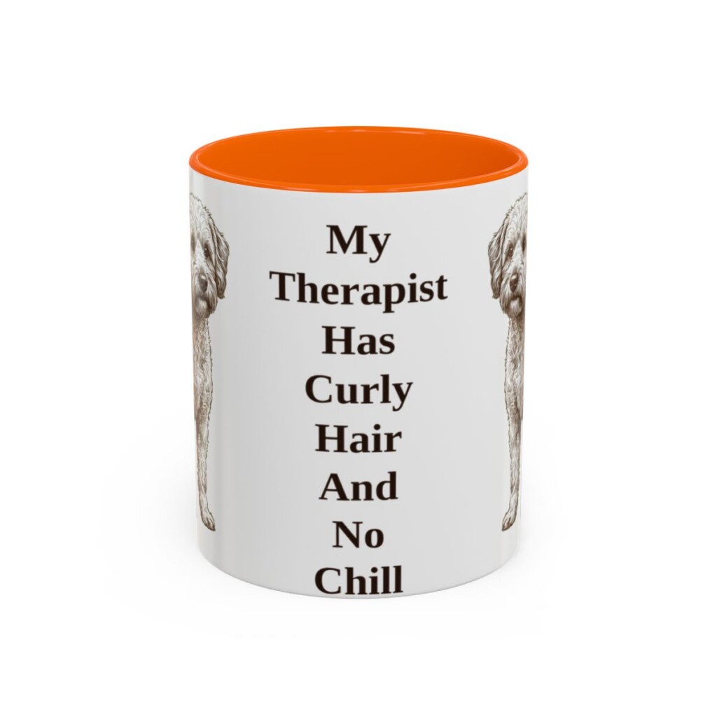 11oz-westiepoo-mug-humor-orange 11oz Funny Westiepoo Mug, Orange, front view