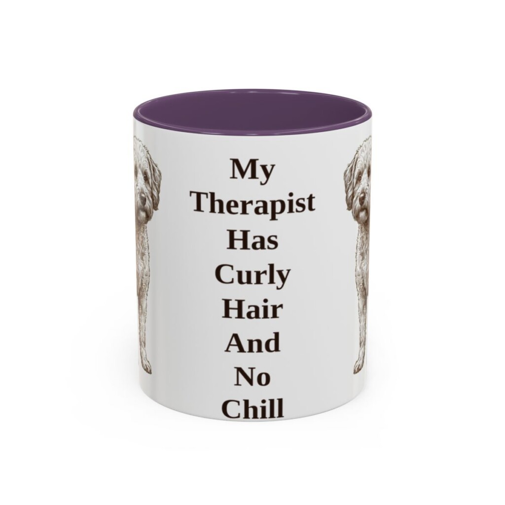 11oz-westiepoo-mug-humor-purple 11oz Funny Westiepoo Mug, Purple, front view