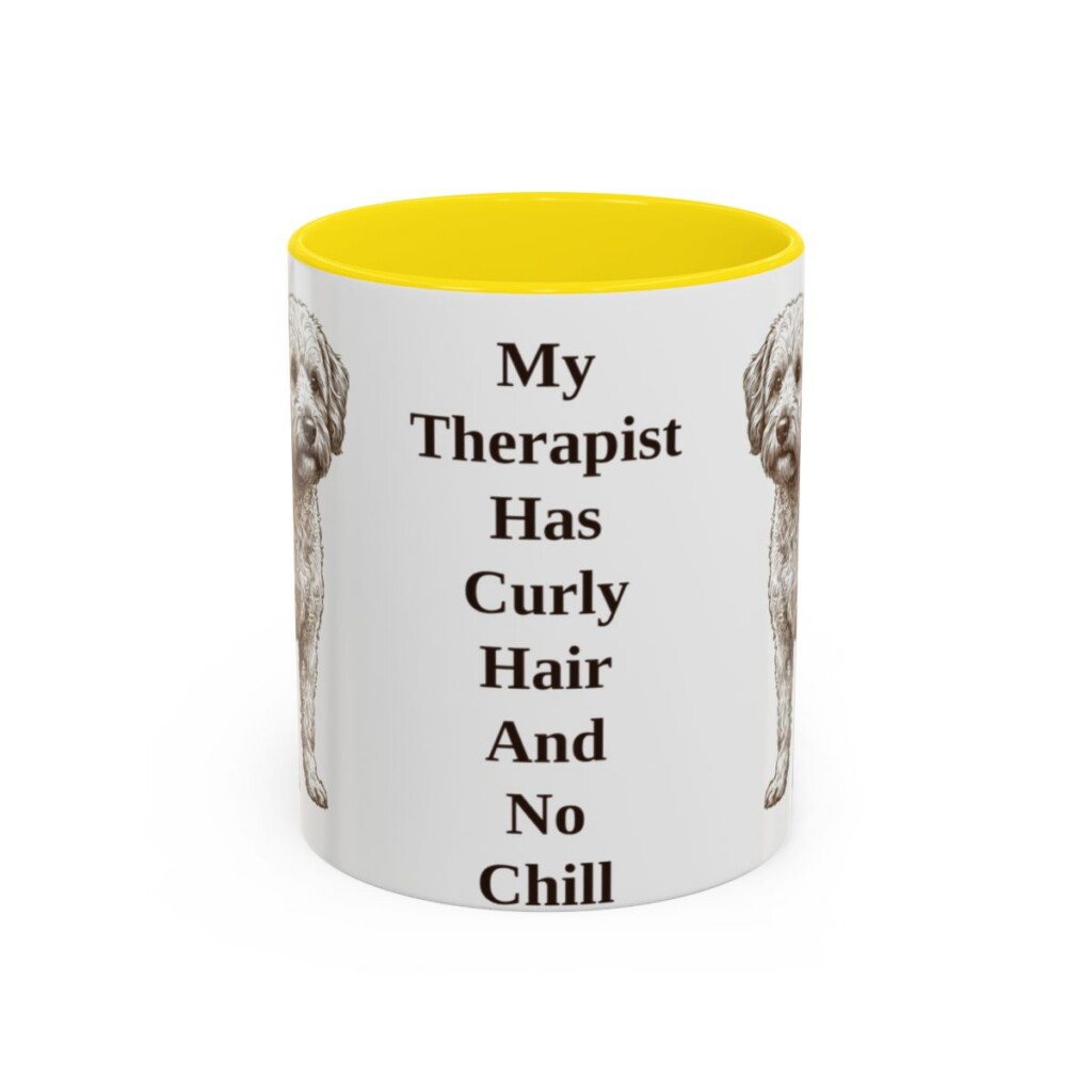 11oz-westiepoo-mug-humor-yellow 11oz Funny Westiepoo Mug, Yellow, front view