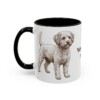 11oz Westiepoo Dog Mom Mug, Black, left side view