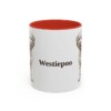 11oz Westiepoo Mug, Red, front view