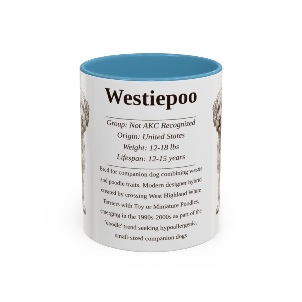 11oz-westiepoo-mug-writeup-light-blue 11oz Westiepoo Mug, Light Blue, front view