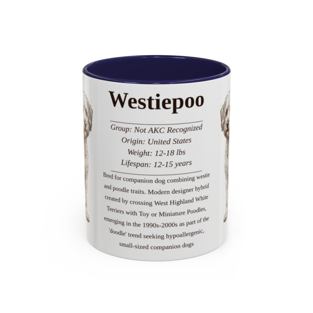 11oz-westiepoo-mug-writeup-navy 11oz Westiepoo Mug, Navy, front view