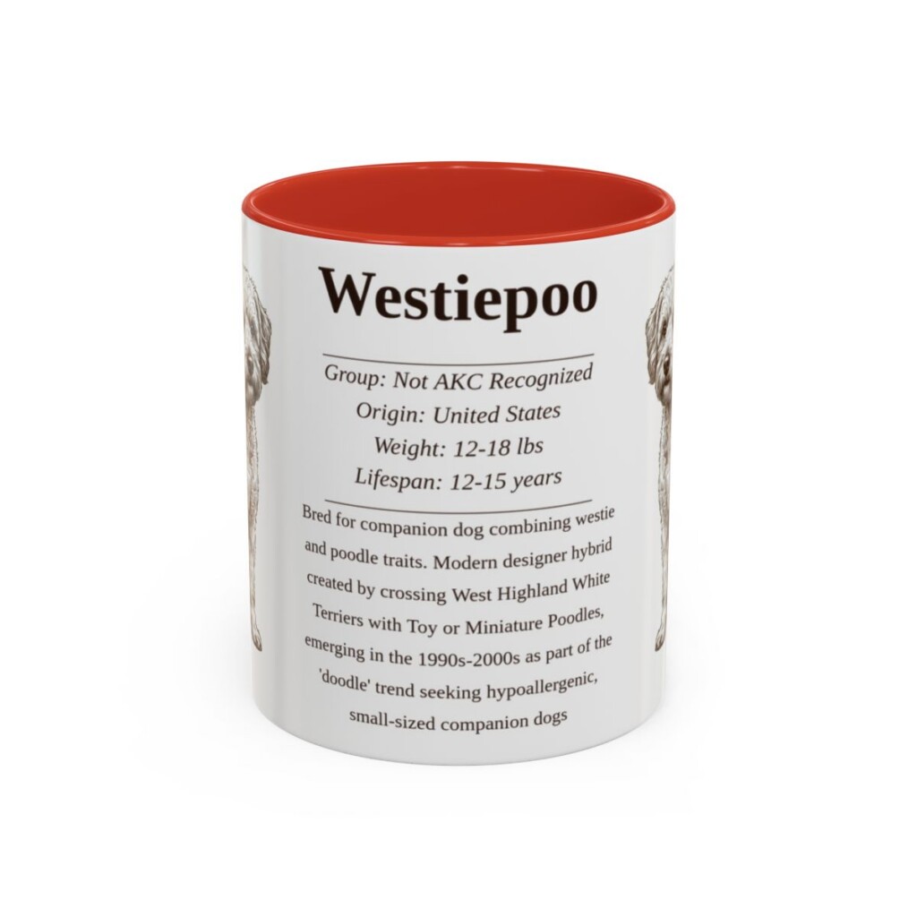11oz-westiepoo-mug-writeup-red 11oz Westiepoo Mug, Red, front view