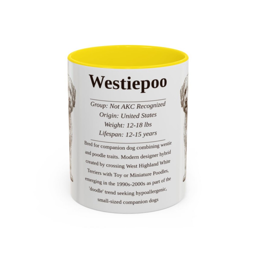 11oz-westiepoo-mug-writeup-yellow 11oz Westiepoo Mug, Yellow, front view