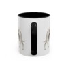 11oz Whippet Mug, Black, back view