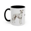11oz Whippet Mug, Black, left side view