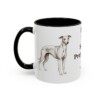 11oz-whippet-mug-humor-black-left 11oz Funny Whippet Mug, Black, left side view