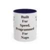 11oz-whippet-mug-humor-navy 11oz Funny Whippet Mug, Navy, front view