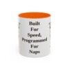 11oz-whippet-mug-humor-orange 11oz Funny Whippet Mug, Orange, front view