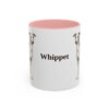 11oz Whippet Mug, Pink, front view