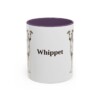 11oz Whippet Mug, Purple, front view