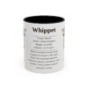 11oz Whippet Mug, Black, front view