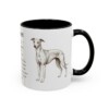 11oz Whippet Mug, Black, right side view
