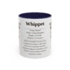 11oz Whippet Mug, Navy, front view
