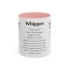 11oz Whippet Mug, Pink, front view