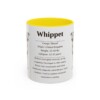 11oz Whippet Mug, Yellow, front view