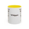 11oz Whippet Mug, Yellow, front view