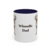 11oz-whoodle-mug-dad-navy 11oz Whoodle Dog Dad Mug, Navy, front view