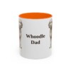 11oz-whoodle-mug-dad-orange 11oz Whoodle Dog Dad Mug, Orange, front view