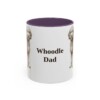 11oz-whoodle-mug-dad-purple 11oz Whoodle Dog Dad Mug, Purple, front view